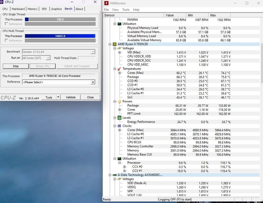 Vând Procesor Ryzen 7950x3d