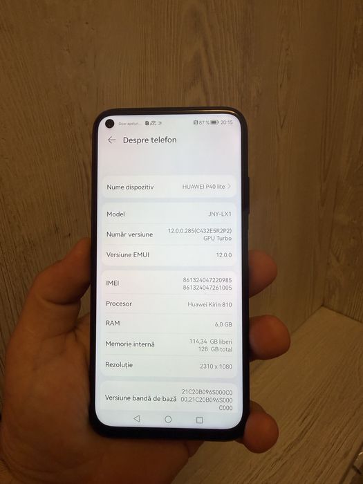 Vand huawei p40 lite