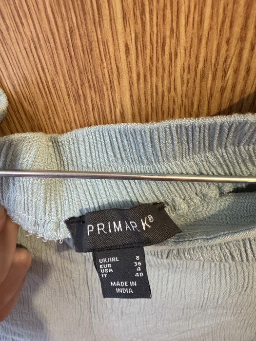 Pantaloni de vara turcoaz