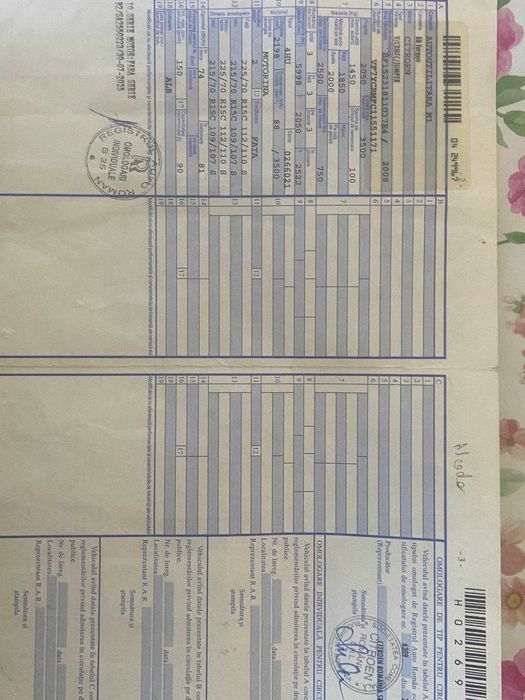 Vând Citroen Jumper ( varianta XXL - lunga )