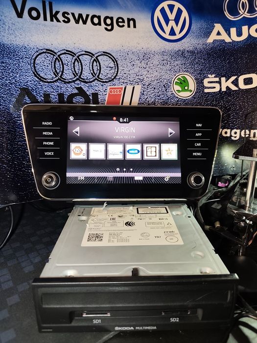 Navigație Originală MIB2 Skoda Superb 3 (2015–2020) – Android Auto, Ca