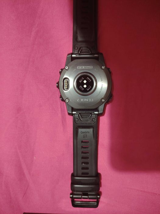 Garmin Fenix 7 Sapphire Solar Titanium (47mm) + коробка