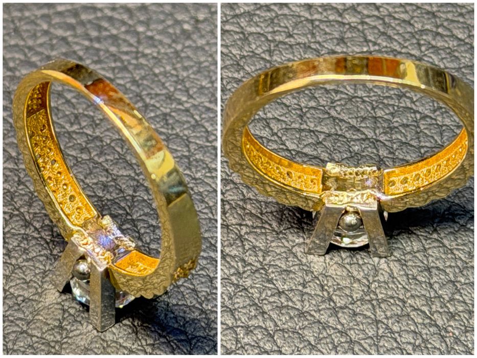 Златна Венчална халка  пръстен ЧИСТО НОВ Gold halka venchalna prasten