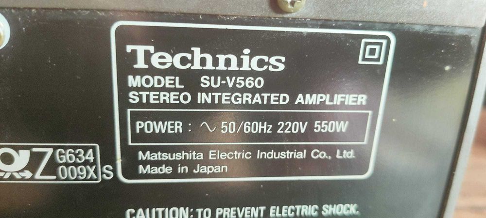 Technics SU-V560 Clasa AA