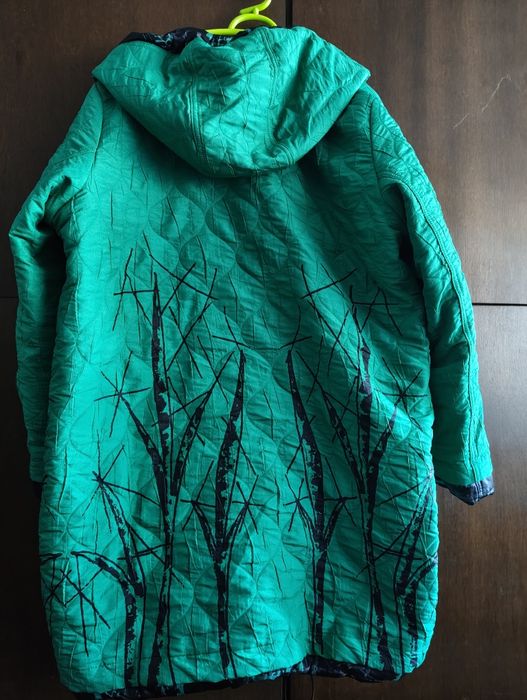 Дамско яке с две лица. Подходящо за есенно-зимния сезон.за есе