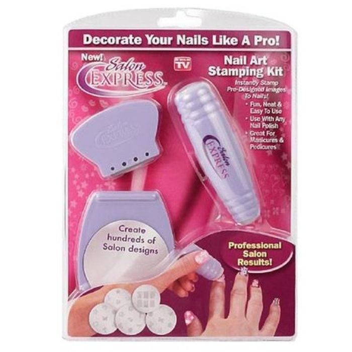 Комплект за маникюр Salon Express Nail Art Stamping Kit