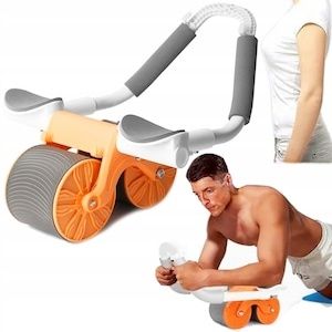 Домашен фитнес ролер с лакътни подложки за коремни упражнения