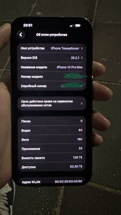 Iphone 14 pro max 128гб 2сим