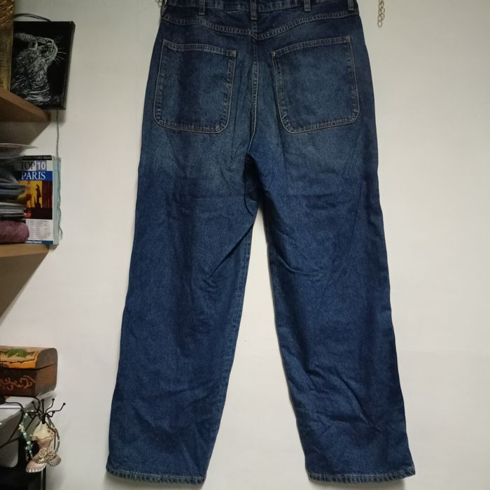 Blugi baggy talie ajustabila