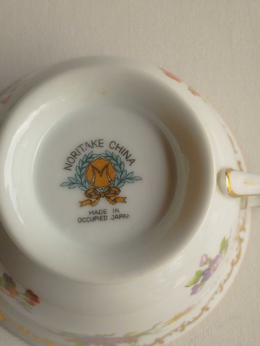 4 чаши Noritake от ерата на окупирана Япония (1945–1952) 
35 лв.за бр.