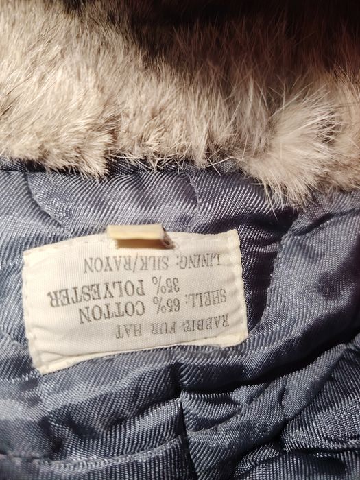 Căciulă Ushanka cu blană naturală de iepure – foarte călduroasă – 40 R