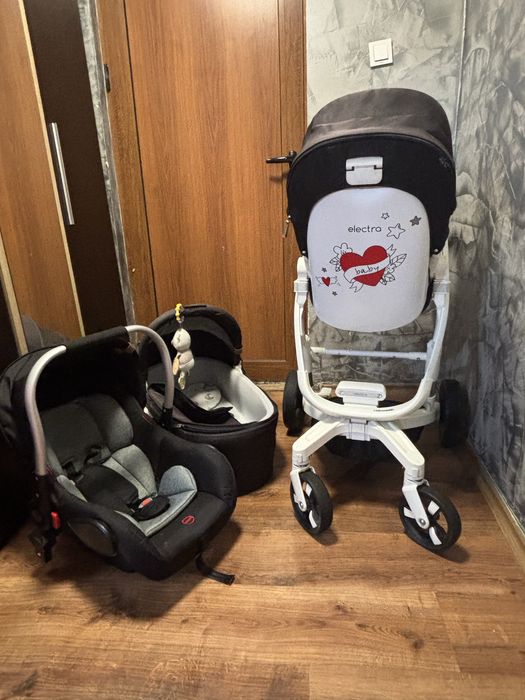 Количка 3 в 1 Chipolino Elektra