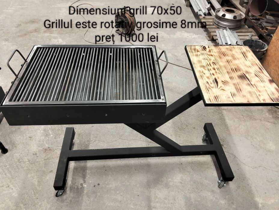 Sobă rachetă, grătare de grădină, disc