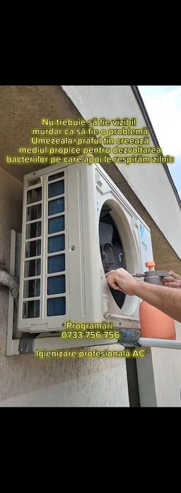 IGIENIZARE aer condiționat, încărcare freon, montaj, revizie, curățare