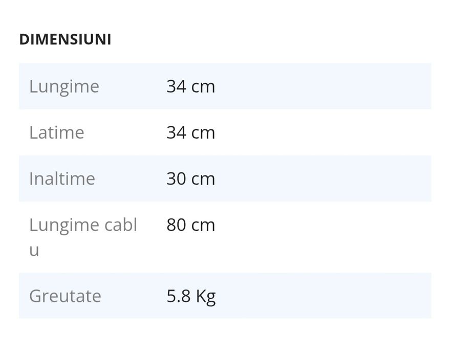 Airfyer/friteuza Biovita XL 5 litri