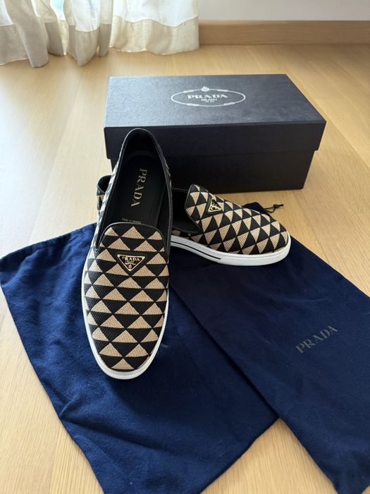 Оригинални мъжки мокасини PRADA