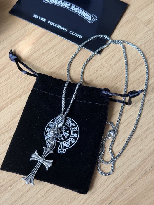 Bratara si lant chrome hearts