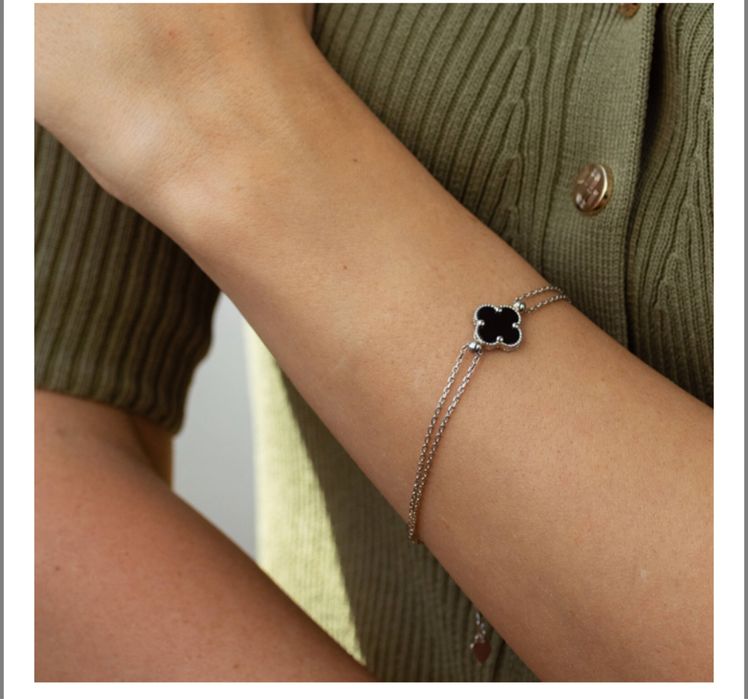 Сребърна гривна Van Cleef