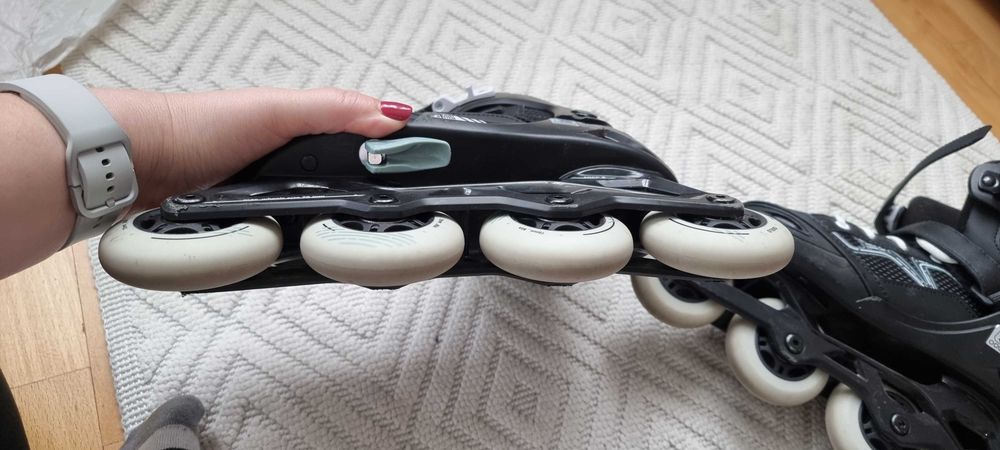 Ролери 32-35 размер и протектори Декатлон