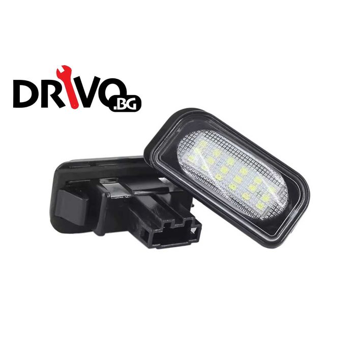 ГАРАНЦИЯ! Нови LED Плафони за Заден Номер на Mercedes W203 W209 R230