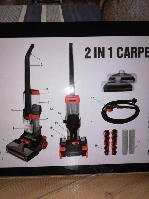 моющий пылесос RAUDEN (немецкий бренд)