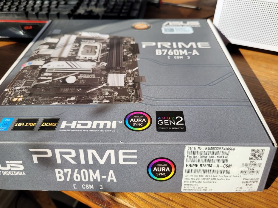Kit placa de baza Asus PRIME B760 si intel i5 12500