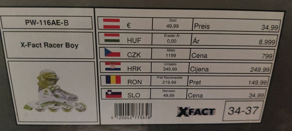 Role copii și patine adult