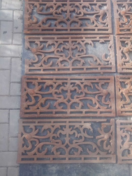 Забор чугунный литой для клумб