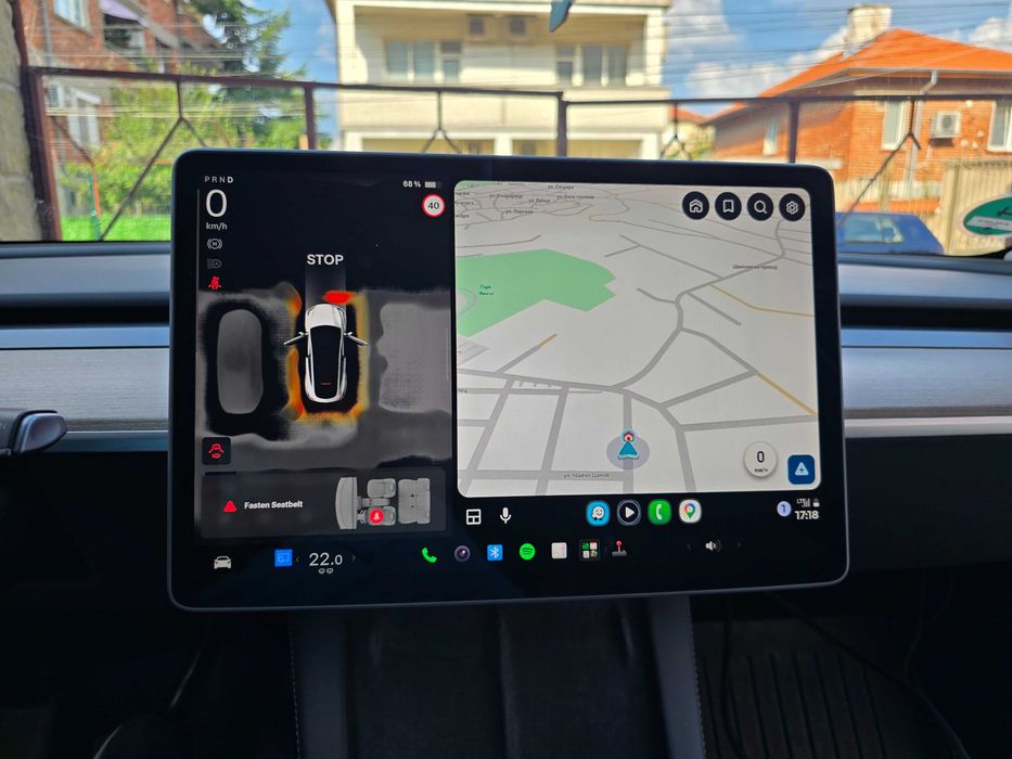 Tesla Model 3/Y Wireless Carplay/AndroidAuto модул