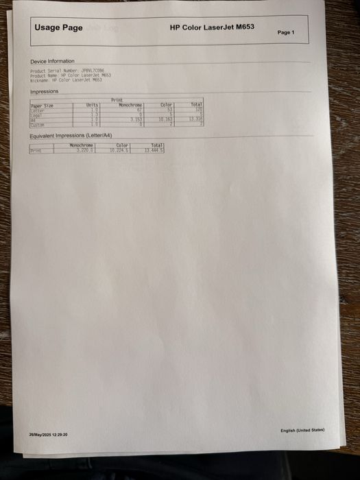 Imprimanta laser color HP M652dn, cu tava suplimentara, factura
