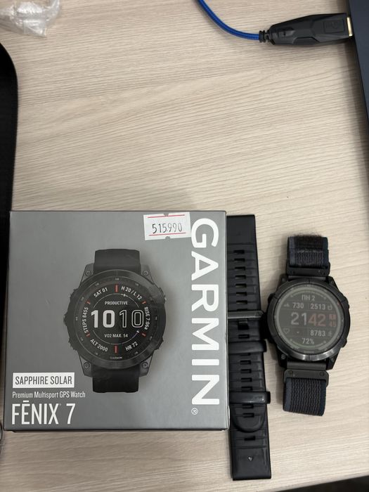 Garmin fenix 7 saphire sollar