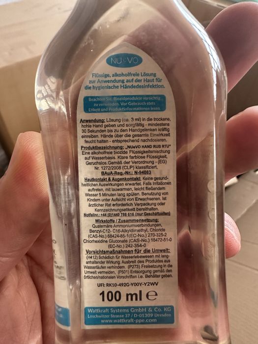 Dezinfectant Gel Maini Vegan NU&VO