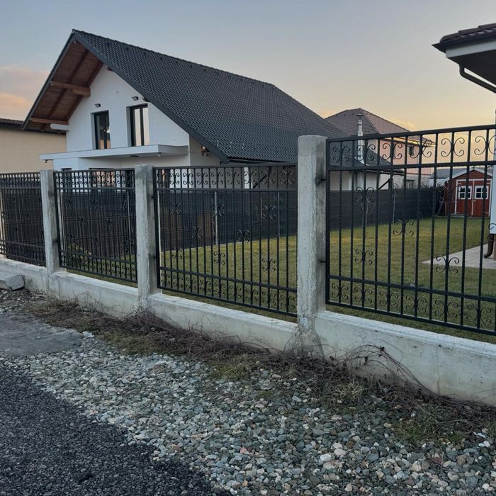 Porti si panouri gard fier forjat sau teava confectii metalice
