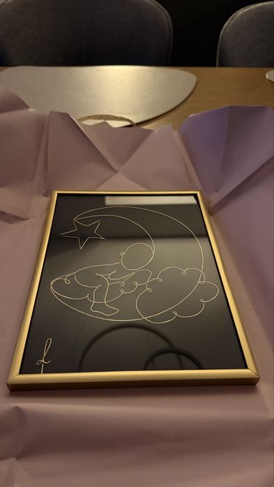 Tablou lucrat manual