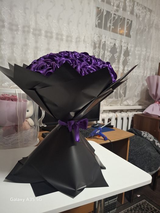 Букет роз ручной работы