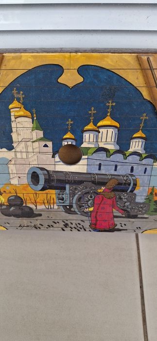 Стар френски микрофон и цитра