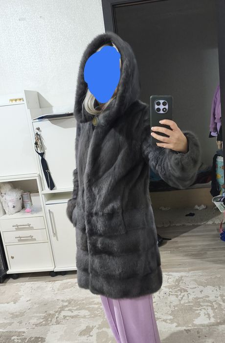 Шуба из норки б/у