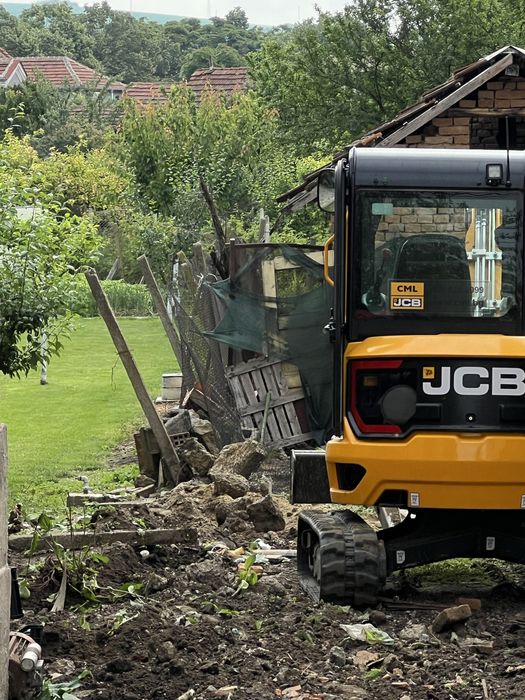 Услуги с Мини Багер 3,5 т и Самосвал