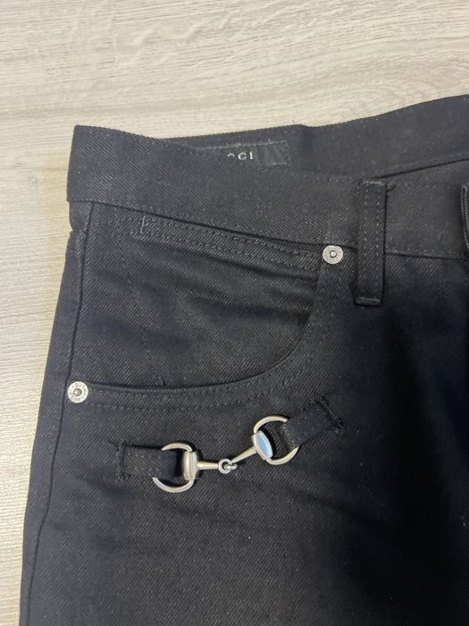 Blugi gucci horsebit denim jeans