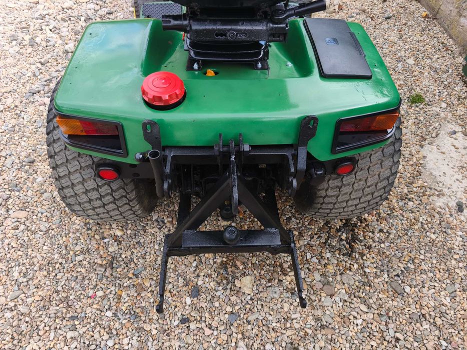 John Deere 455 cu lamă hidraulica Tractor tractoras de tuns iarbă gazon