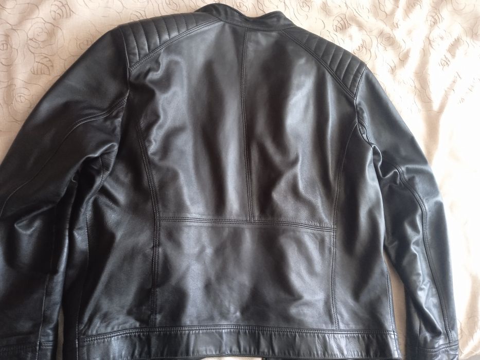 Кожаная куртка мужская.
