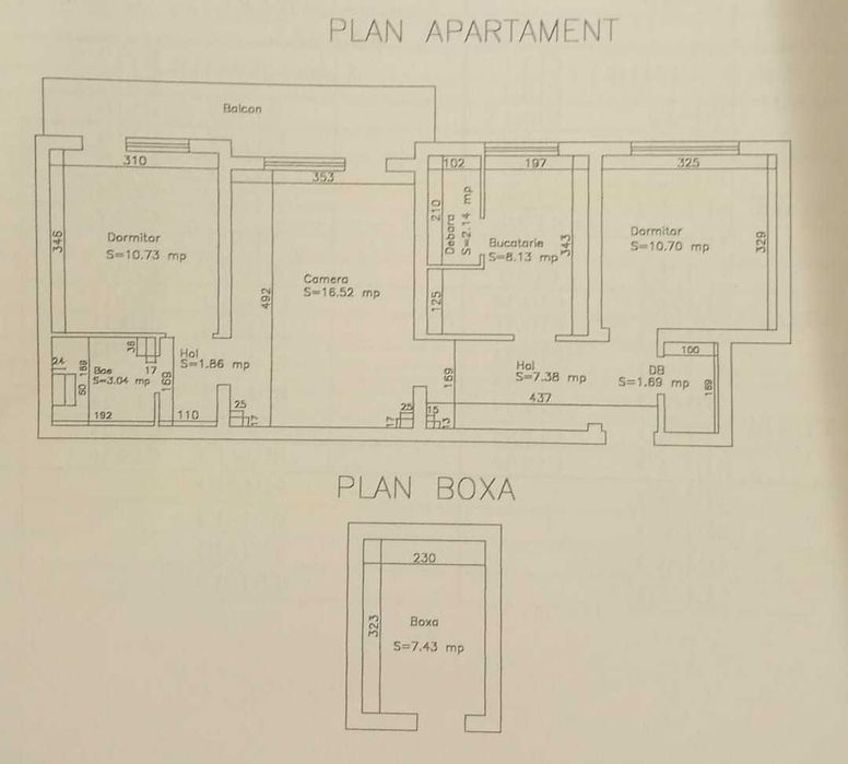 Apartament 3 camere