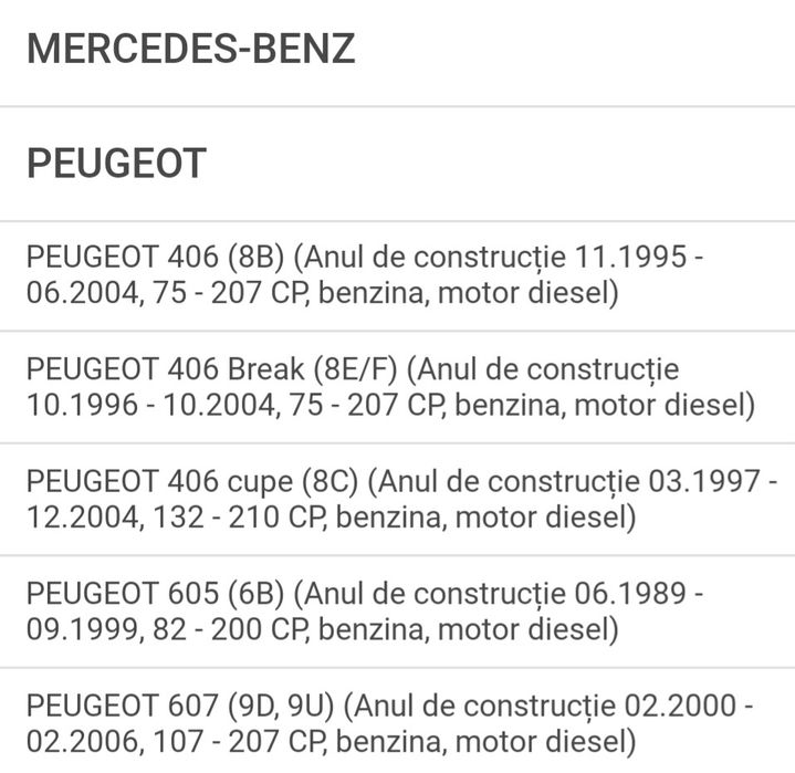 Placute Noi Originale Mercedes-Benz MAI MULTE TIPURI MODELE MAI VECHI