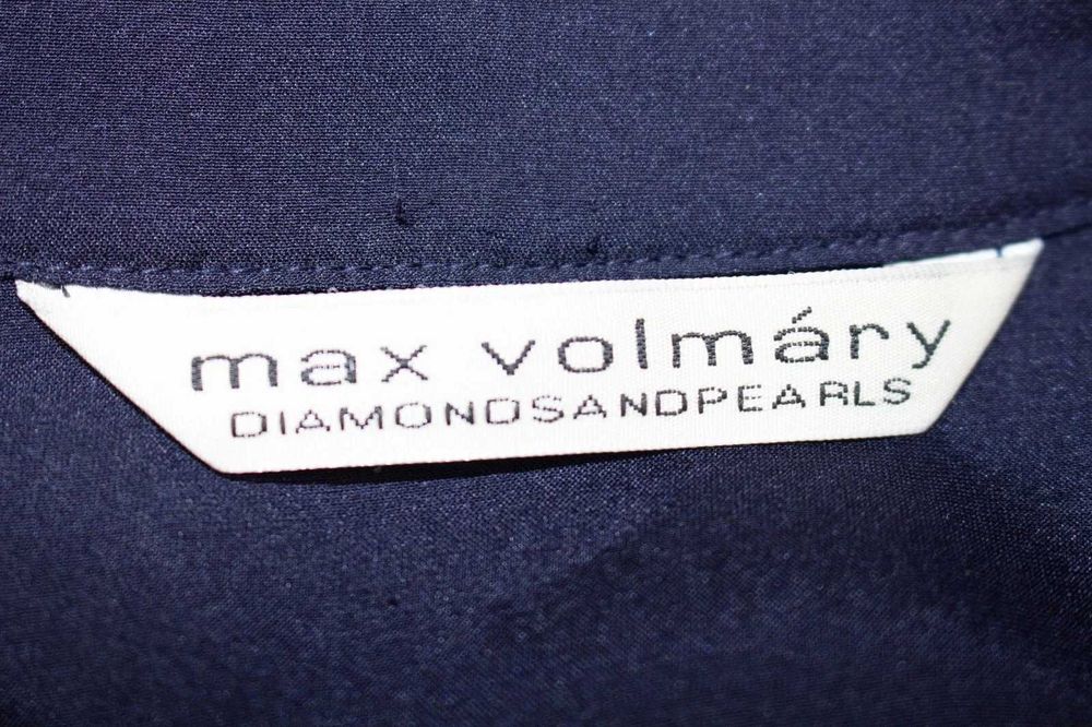 Max Volmary дамска риза в тъмно синьо от коприна 38 S