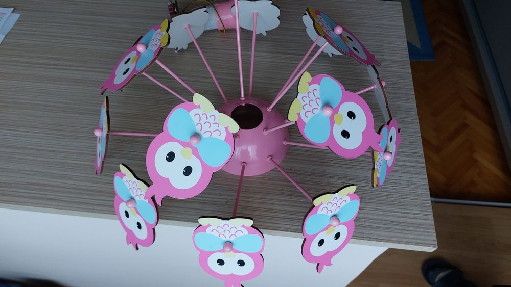 Candelabru cu bufnite