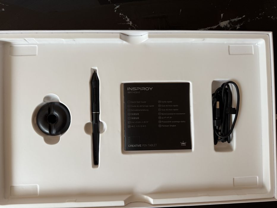 Tableta grafica cu stylus Huion WH1409 V2, Wireless