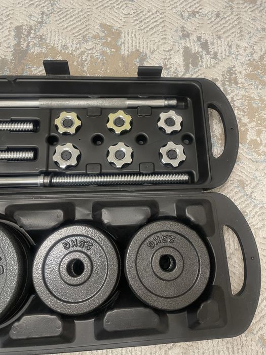 Гантел с штанкой 50кг