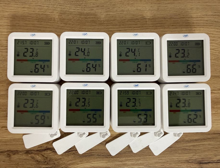 Senzori inteligenti de temperatura si umiditate PNI PT252 WiFi, Tuya Smart