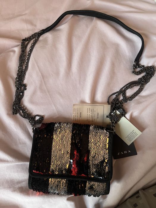 сумка Zara с пайетками