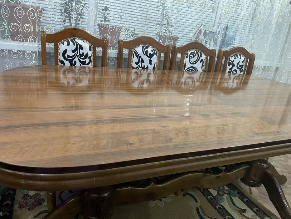 Стол деревянный 3 метра